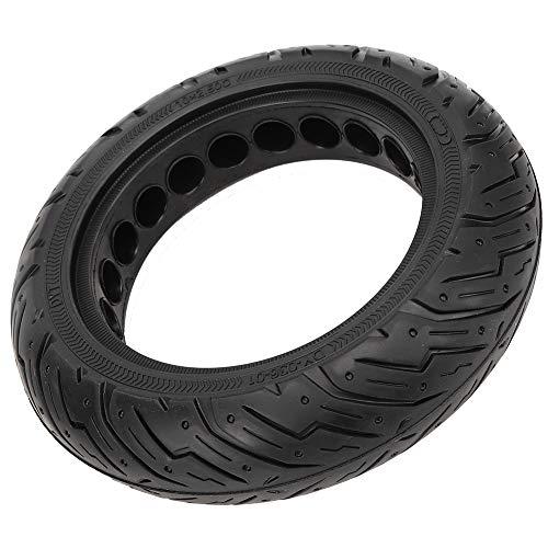 Keenso Electric Scooter Tire, 10x2.50C Anti‑Explosion Scooter Rubber Tyre Electric Scooter Replacement Tire Black for Max G30 Scooter