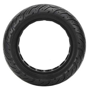 Keenso Electric Scooter Tire, 10x2.50C Anti‑Explosion Scooter Rubber Tyre Electric Scooter Replacement Tire Black for Max G30 Scooter