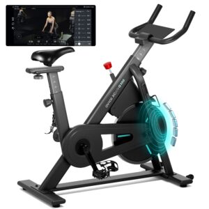 ovicx bluetooth exercise bike stationary bike with app magnetic stationary bikes for home workout indoor cycling bike