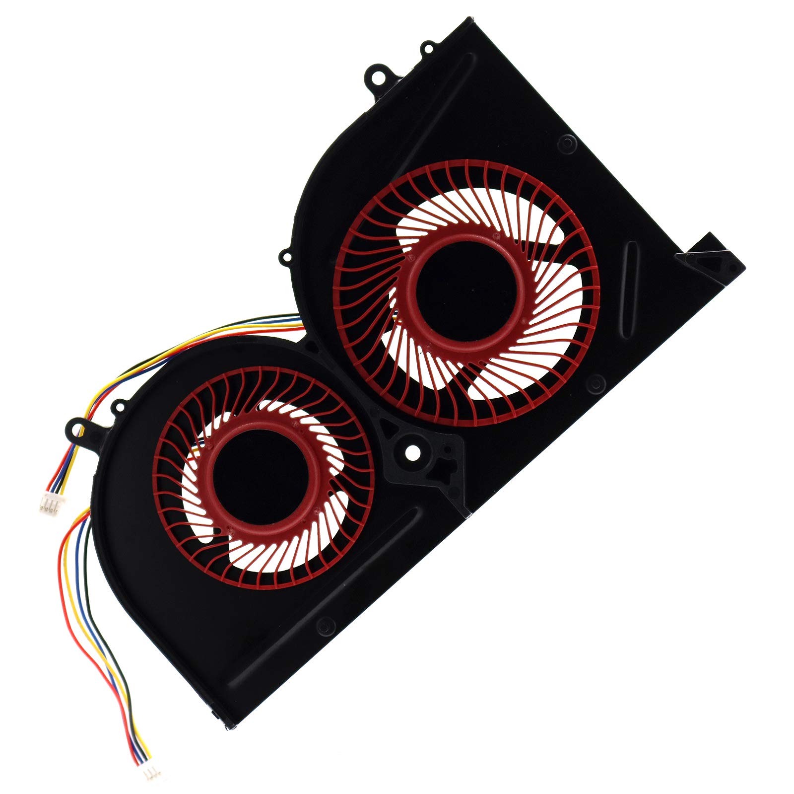 Deal4GO GPU Cooling Fan w/CPU Fan Replacement for MSi GS63 GS63VR GS73VR GS62 MS-16K2 MS-16K3 MS-16K4 MS-16K5 MS-17B1 MS-17B2 BS5005HS-U2F1 BS5005HS-U2L1