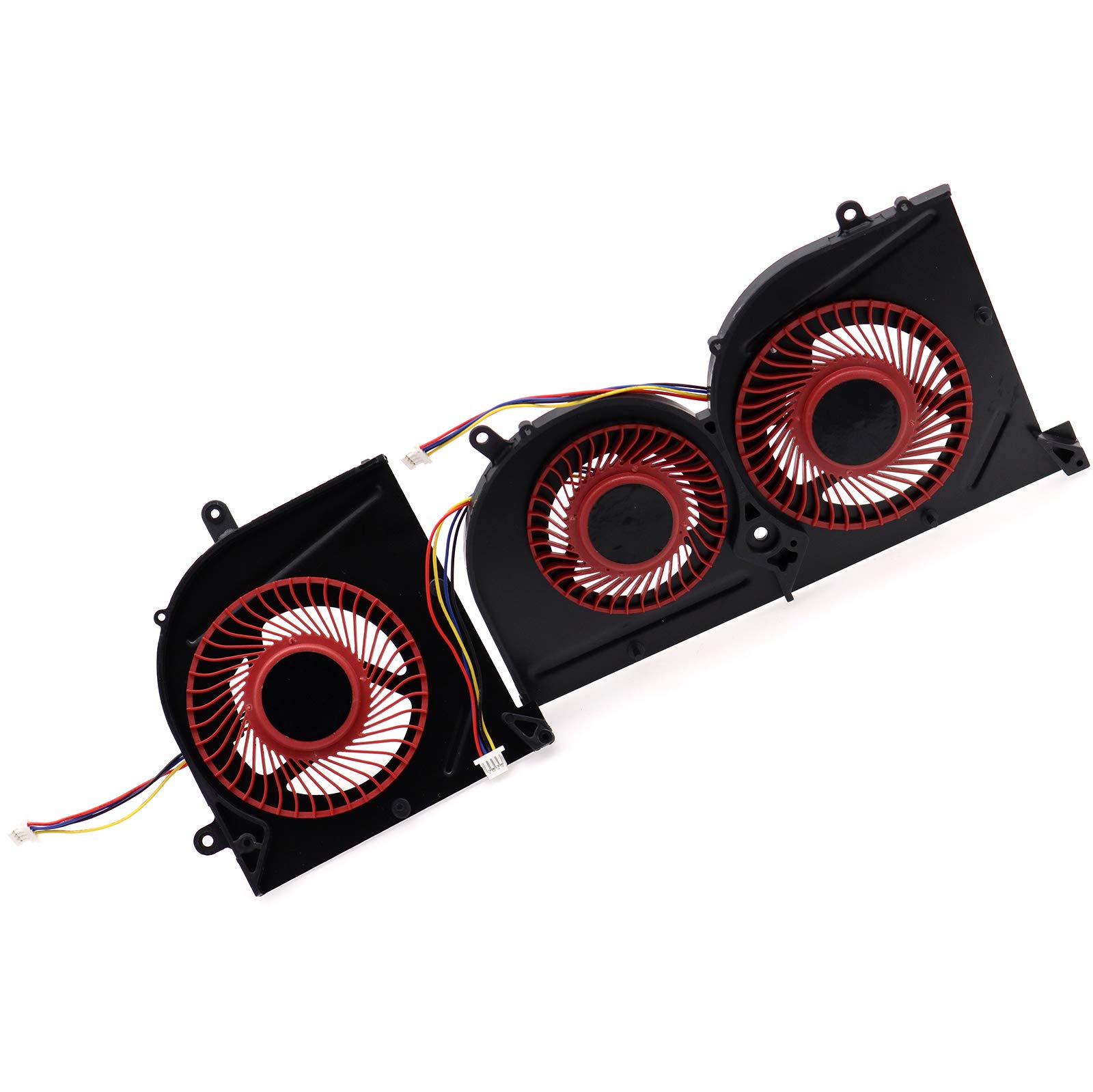 Deal4GO GPU Cooling Fan w/CPU Fan Replacement for MSi GS63 GS63VR GS73VR GS62 MS-16K2 MS-16K3 MS-16K4 MS-16K5 MS-17B1 MS-17B2 BS5005HS-U2F1 BS5005HS-U2L1