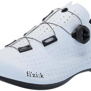 Fi'zi:K Tempo Overcurve R4 Cycling Shoe White/Black, 45.5