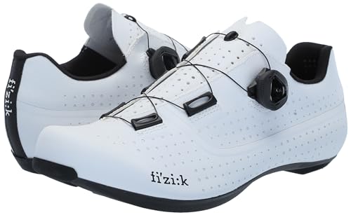 Fi'zi:K Tempo Overcurve R4 Cycling Shoe White/Black, 45.5