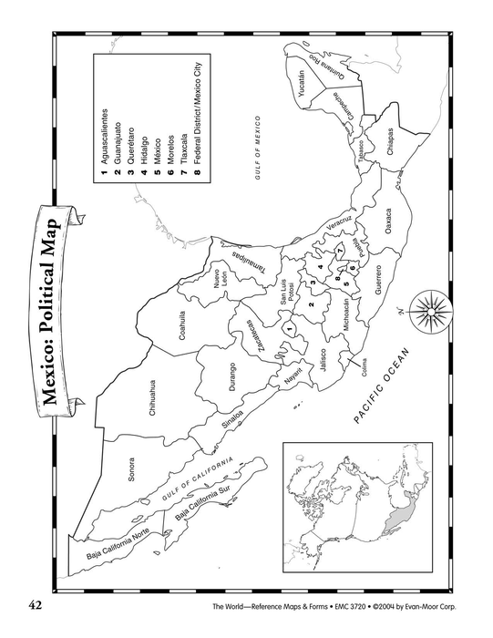 Mexico Maps & Forms