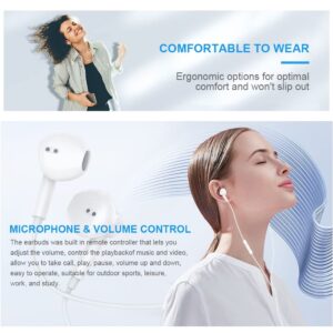 ZDAGO 【2 Pack】 Aux Headphones,Ear Phones,Earphones, Noise Islating, High Definition, All 3.5mm Interface Stereo Compatible with iOS,Android, Phone, Pod, Pad and Mp3 Players