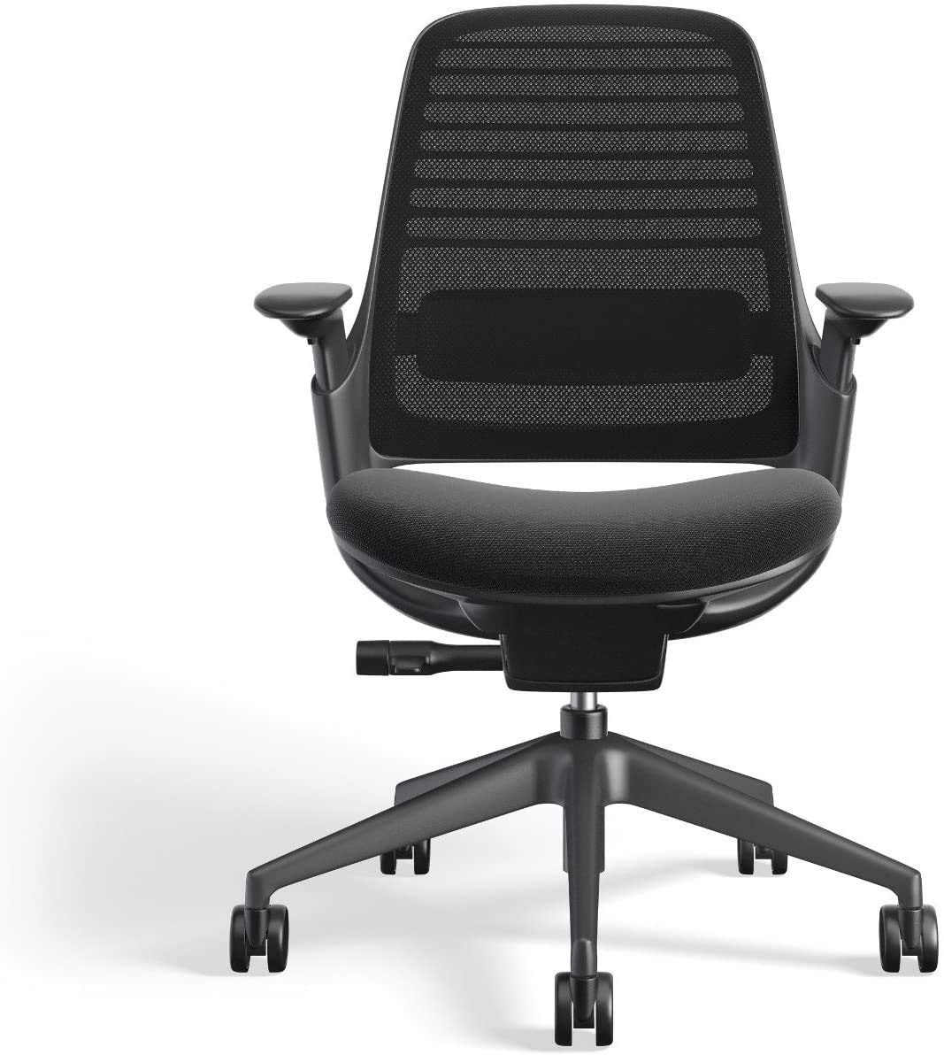 Steelcase Series 1 Work Office Chair - Licorice, Hard Floor Casters