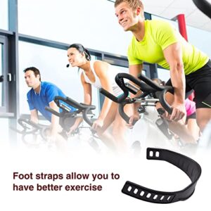 Bike Pedal Straps, 13 X 2.2 in Universal Exercise Pedal Straps for Bicycle Cycle Stationary Cycle, Adjustable Length Universal Pedal Stra Home Or Gym Feet Fixed Foot