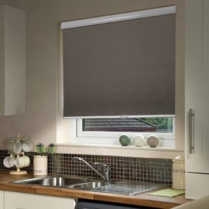 Keego Window Shades Cordless Cellular Blinds Home Custom Made Blackout Window Blinds and Shades Honeycomb Blinds for Windows Bedroom (Hazel Wood, Custom Size)