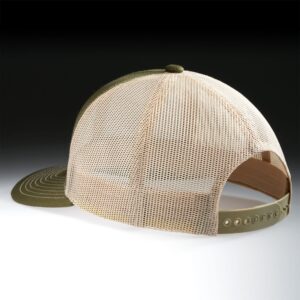 LARIX Trucker Hat - Mayfly - Moss Green, Beige/Beige - Mens Fly Fishing Hat