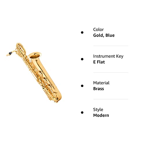 Singer's day SDBS-2001 Low A Baritone Saxophone Low A to High F# Lacquered Brass with Hand Engraved Bell