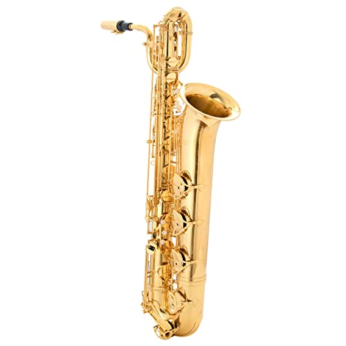 Singer's day SDBS-2001 Low A Baritone Saxophone Low A to High F# Lacquered Brass with Hand Engraved Bell