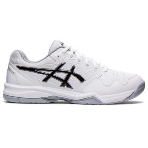 ASICS Men's Gel-Dedicate 7 Tennis Shoes, 11, White/Black