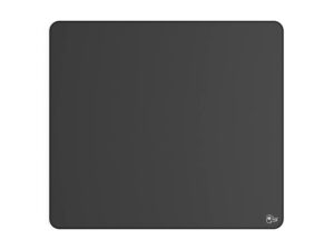 glorious elements mousepad - xl mouse pad - glass infused flexible cloth computer desk pad for speed gaming 15"x17" (ice)