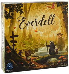 everdell - a board game by starling games 1-4 players - board games for family 40-80 minutes of gameplay - games for family game night - for kids and adults ages 14+ - english version, multicolored