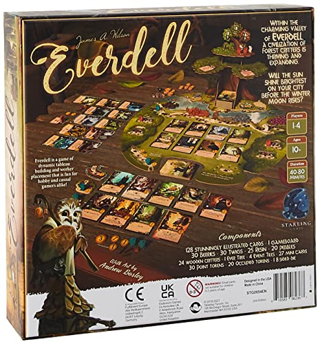 Everdell - A Board Game by Starling Games 1-4 Players - Board Games for Family 40-80 Minutes of Gameplay - Games for Family Game Night - for Kids and Adults Ages 14+ - English Version, Multicolored