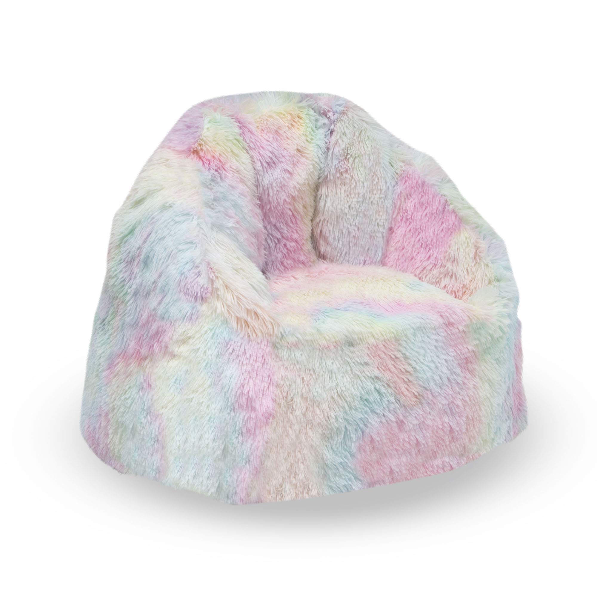 Delta Children Snuggle Foam Filled Chair, Toddler Size (for Kids Up to 6 Years Old), Tie Dye