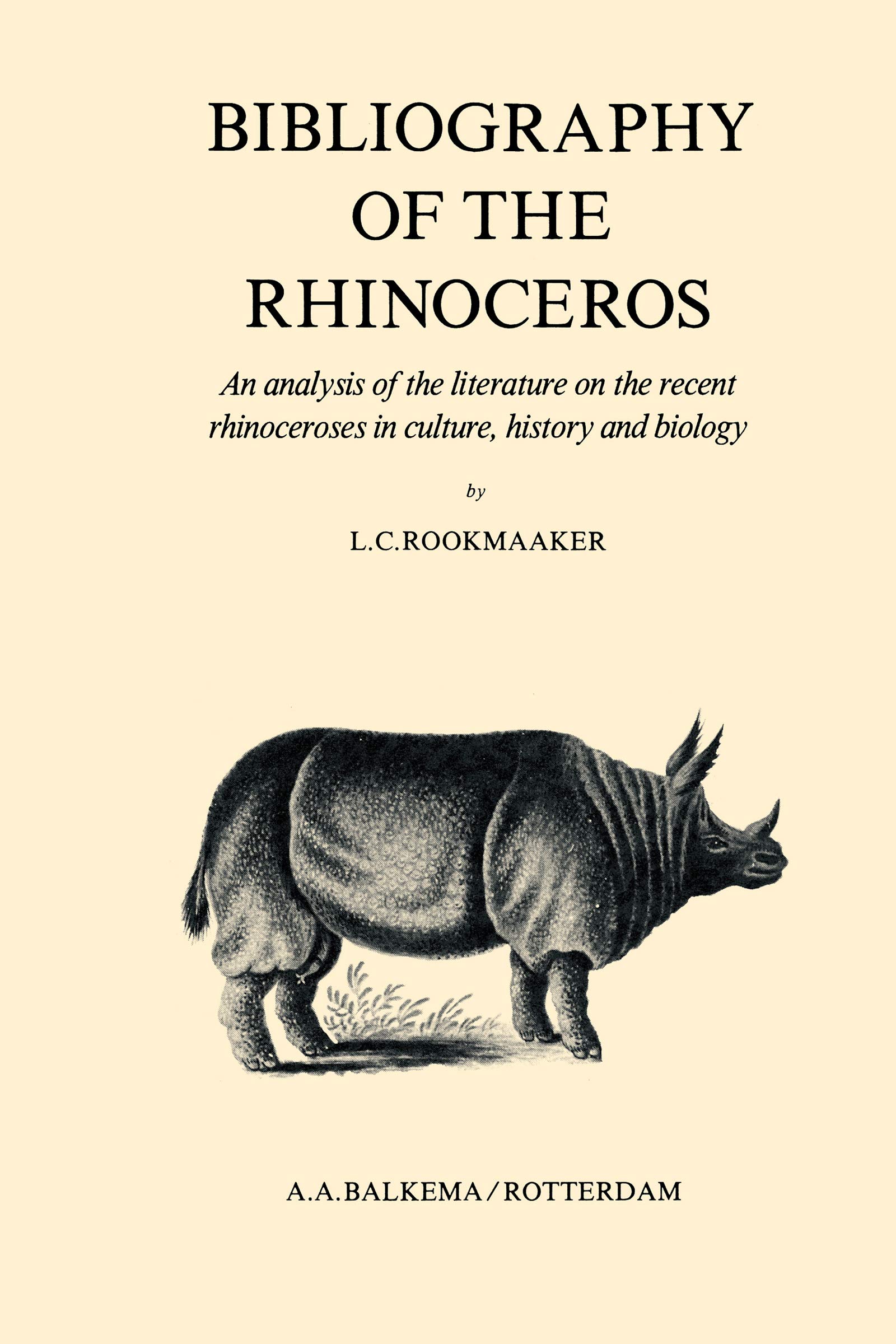 Bibliography of the Rhinoceros