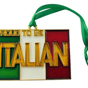 Proud to be Italian Ornament Italy Christmas Tree Holiday Decoration