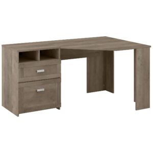 bush furniture wheaton home office desk, 60w, driftwood gray