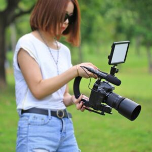 Hemobllo 1pc U-Shaped Dv Portable C-Frame Gimbal Stabilizer for Camera Handheld Gimbal Stabilizer Camera Stabilizer Camera Camcorder Stabilizer Non-Slip Sponge Sports Camera Stand