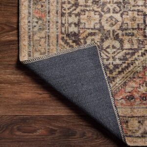 Loloi II Loren Charcoal/Multi 3'-6" x 5'-6" Accent Rug