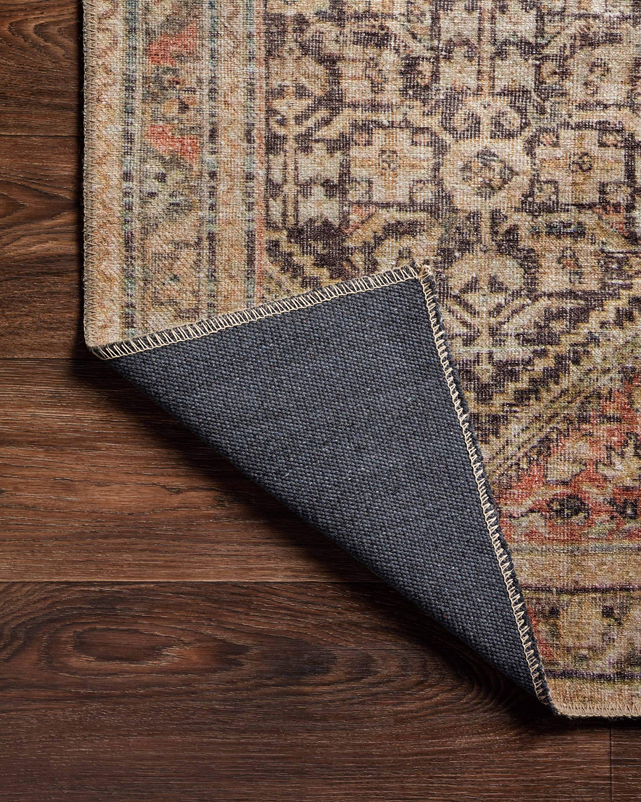 Loloi II Loren Charcoal/Multi 3'-6" x 5'-6" Accent Rug