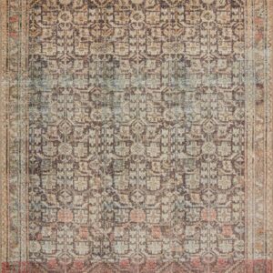 Loloi II Loren Charcoal/Multi 3'-6" x 5'-6" Accent Rug