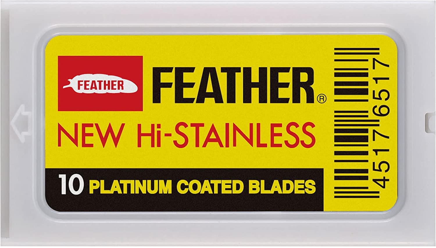 Feather Double Edge Safety Razor Blades 10 Count