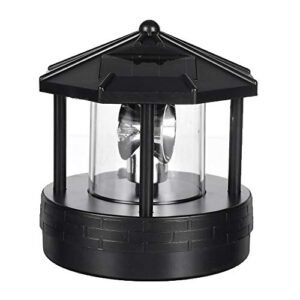 yuanhong solar led rotating lighthouse light, garden lawn lamp lighting for yard outdoor home decor