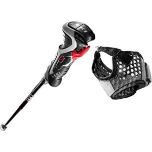 LEKI Carbon 14 3D Ski Pole Pair - Black/Red 125