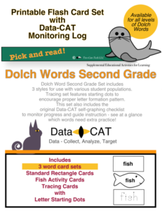 dolch second grade flash cards