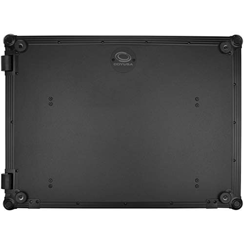 Odyssey Cases Denon Prime 2 Glide StyleTM Black Flight Case with 1U Rack Space.