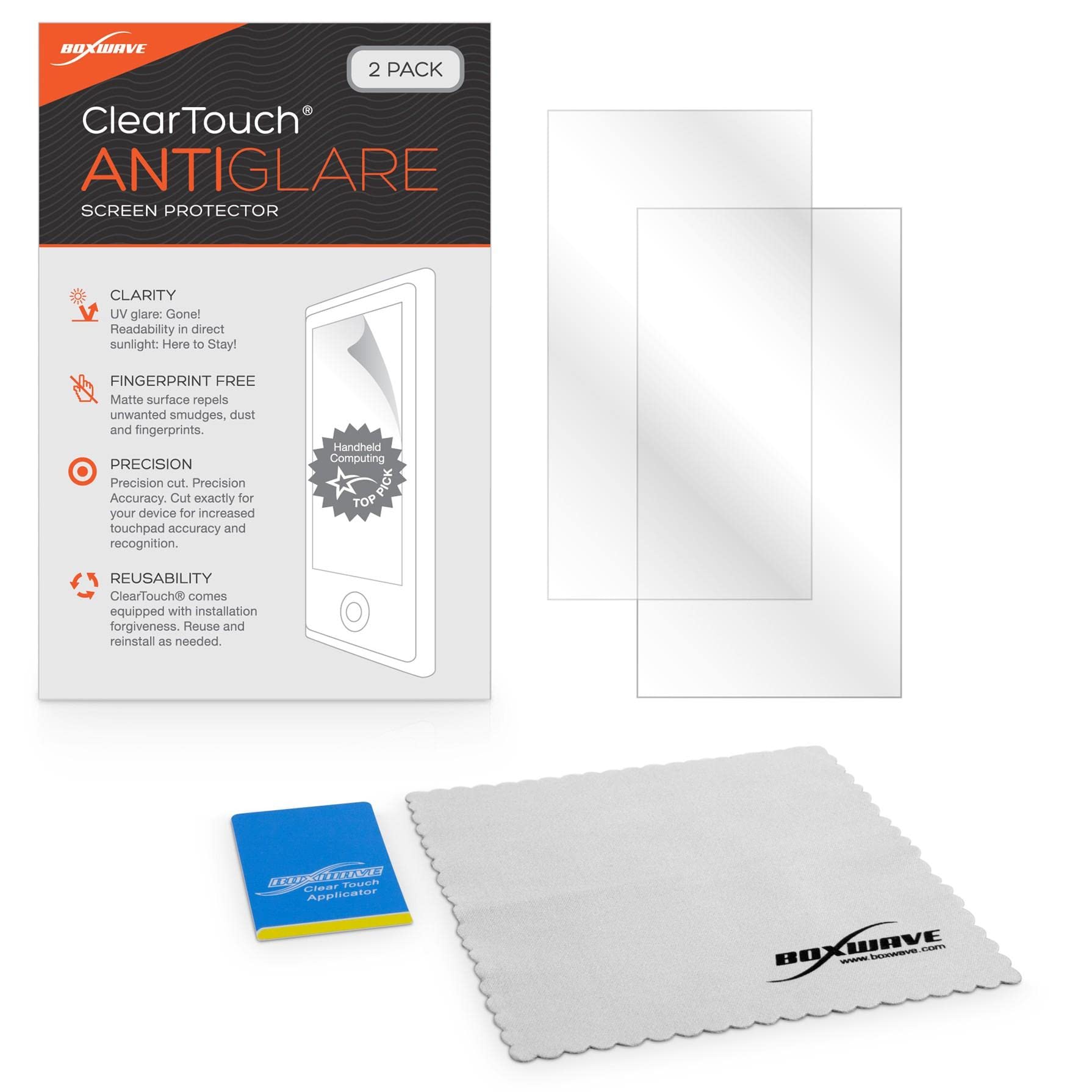 BoxWave Screen Protector Compatible with Xebec Tri-Screen - ClearTouch Anti-Glare (2-Pack), Anti-Fingerprint Matte Film Skin for Xebec Tri-Screen