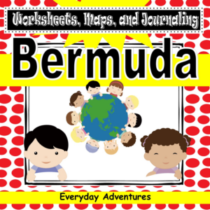 bermuda notebooking pages, worksheets, and maps for grades 3 through 6