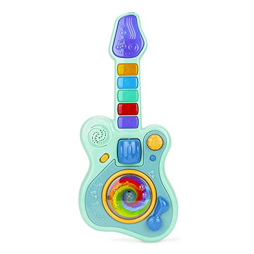 Boley Musical Toddler Guitar - Light and Sound Kids Electric Play Toy Guitar with 5 Musical Keys, Whammy Bar, Volume Control, Hands-On Sensory Play for Early Childhood Development - Ages 12+ Months