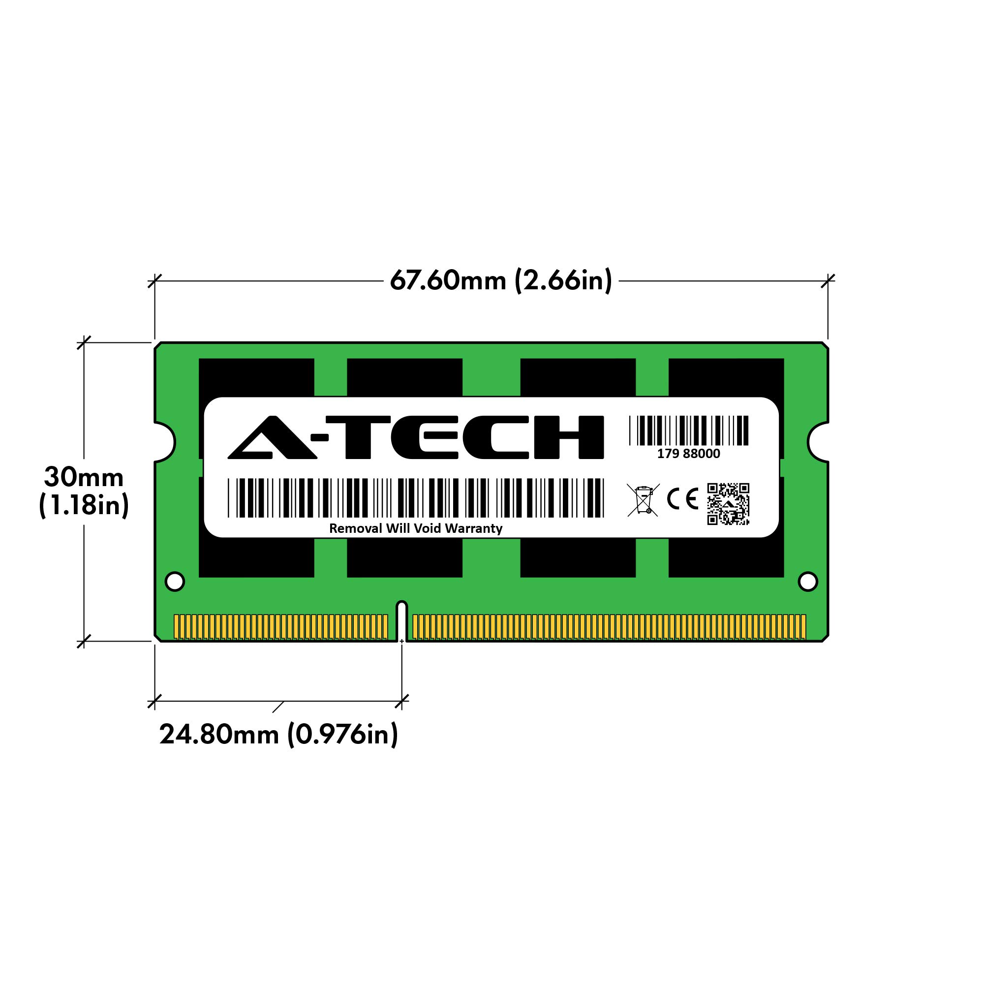 A-Tech 4GB RAM for DELL VOSTRO 3350 | DDR3 1333MHz SODIMM PC3-10600 204-Pin Non-ECC Memory Upgrade Module