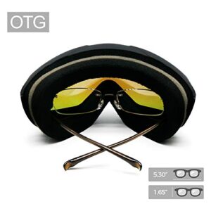 MONKEY FOREST Ski Goggles Snowboard, 100% UV Protection Snowmobile Goggles Men Women for Youth