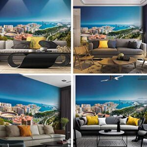 Kanworse Malaga Spain Cityscape View of Malaga Plaza De Toros De Ronda Canvas Print Wallpaper Wall Mural Self Adhesive Peel & Stick Wallpaper Home Craft Wall Decal Wall Poster Sticker for Living Room