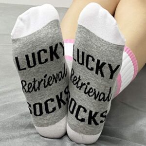 JXGZSO 2 Pairs IVF Socks Lucky Transfer Socks Lucky Retrieval Socks Fertility Socks IVF Transfer Day Gift (Lucky Retrieval Socks)