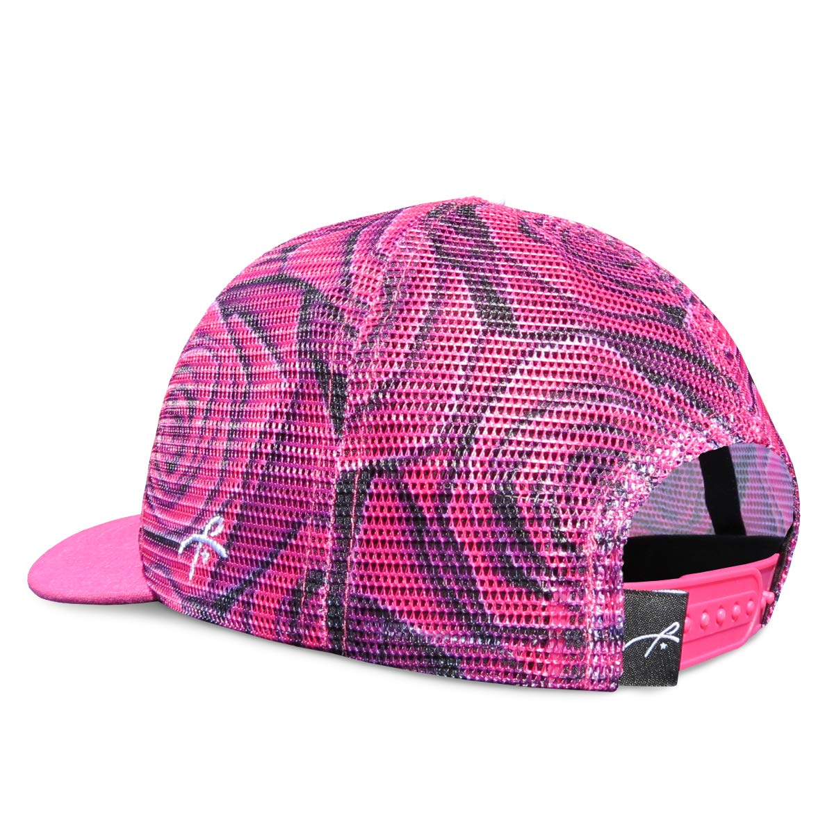 Grace Folly Kids Trucker Hat Youth Baseball Cap for Boys & Girls 5-12 Years Old (Kids, Pink Rose)