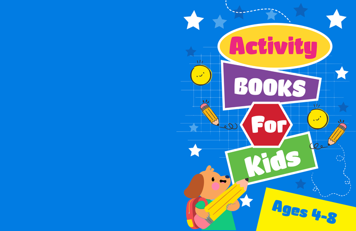 Activity Books For Kids Ages 4-8