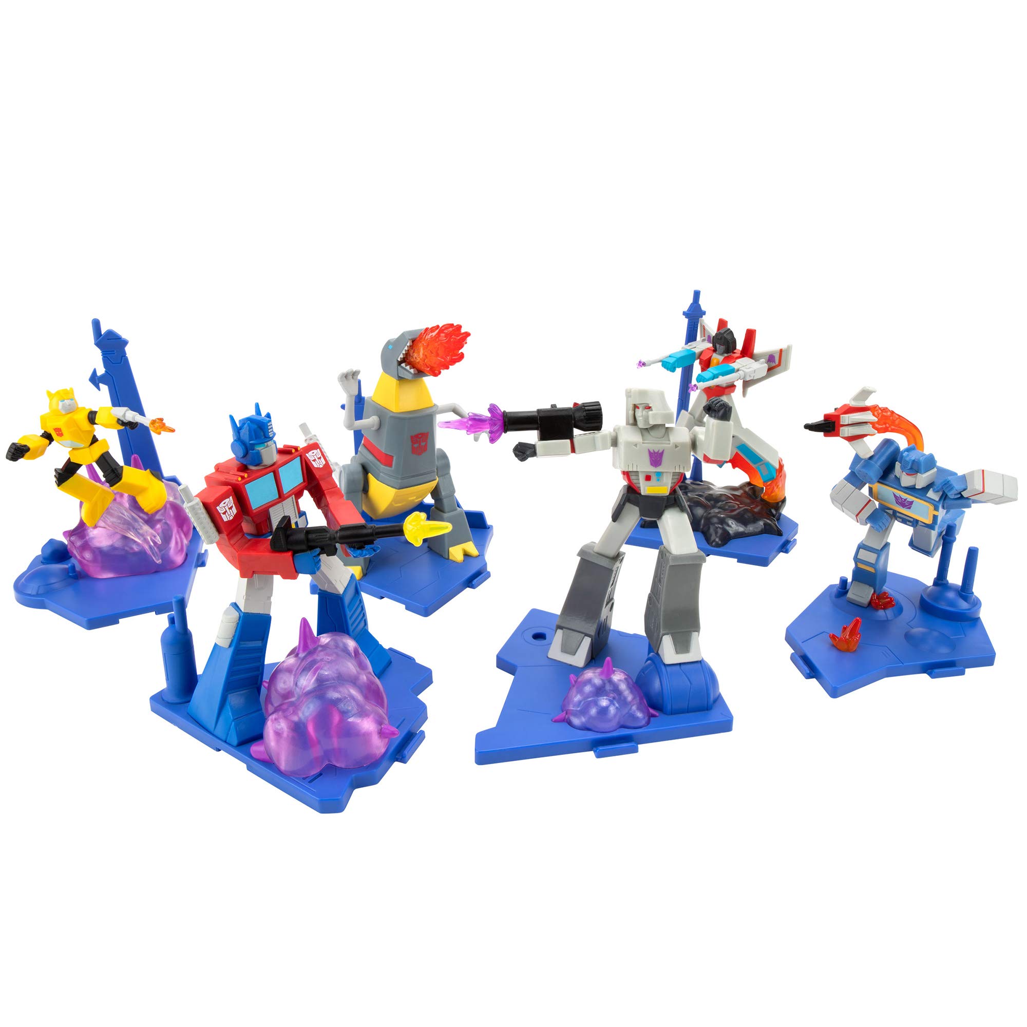 Zoteki Transformers Starscream - 4” Collectible Figure - Collect All Series 1: Fan Favorite Characters Optimus Prime, Megatron, Starscream, Soundwave, Grimlock, Bumblebee, Mystery Chase Variant