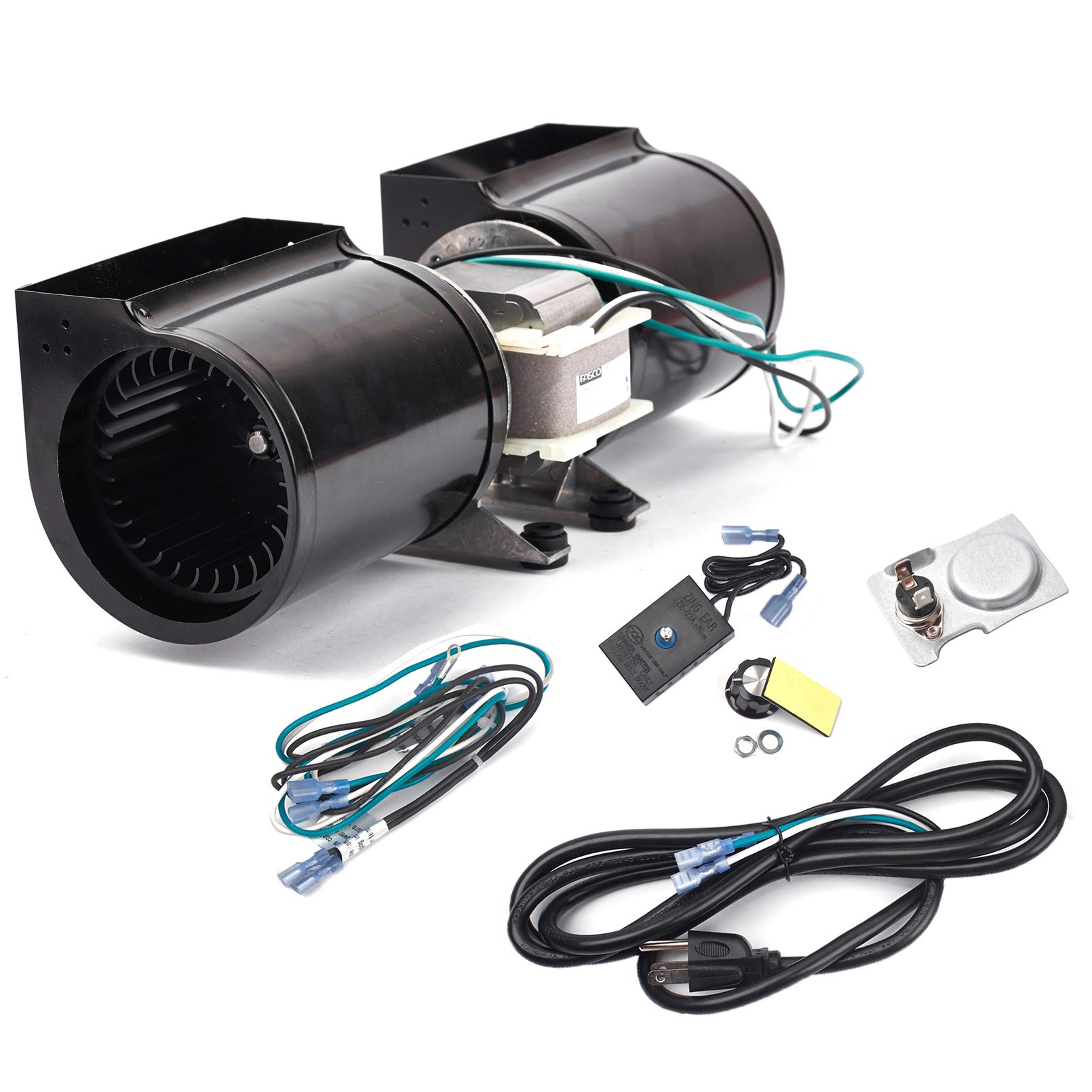 GFK-160A GFK-160 GFK160 GFK160A Fireplace Blower Fan Kit for Heat N Glo, Hearth and Home, Quadra Fire, Fireplace Blower Kit for Hearth and Home DV3732 DV3732-B Heat N Glo 6000CLX 6000 DVTFL Fireplaces