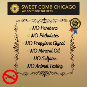 Sweet Comb Chicago Mustache & Beard Styling Wax, Medium Hold for Styling Men's Facial Hair, Great for Handlebar, Zappa, Beards to a Full, Square or even Short Box Style! Now with Tea Tree Oil!