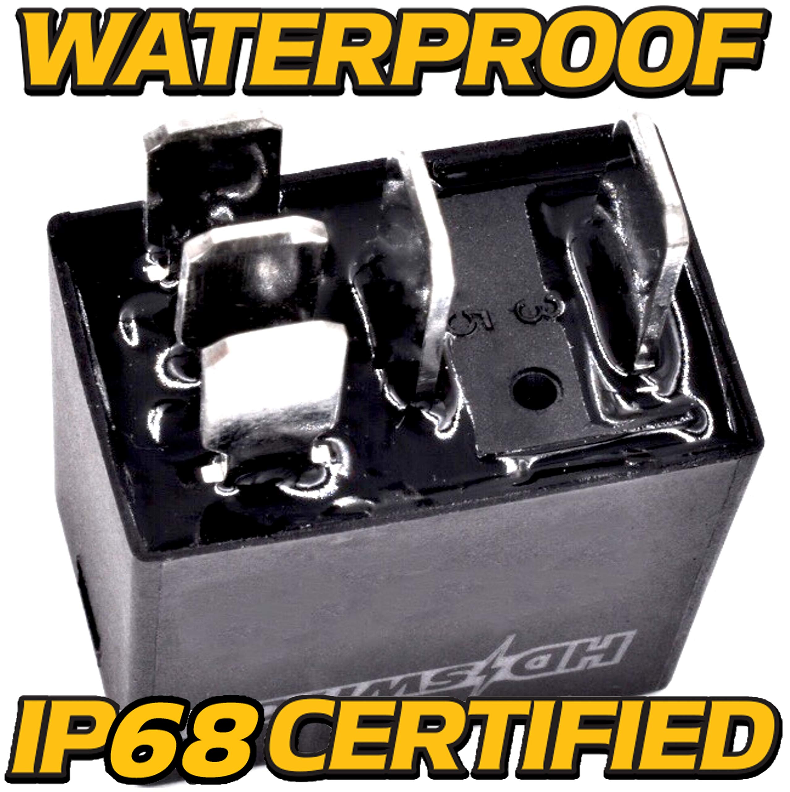 HD Switch 925-1648, 925-1648A, 725-1648, 725-1648A, 725-1648P 12V 30A Waterproof Relay Replaces Cub Cadet, MTD, Bolens, Troy-Bilt, White Outdoor, Yard Man - Dielectric Grease Incuded