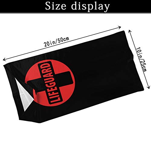 Lifeguard Gear Logo 3D Neck Gaiter Bandana Mouth Mask for Fishing, Perfect for Men Women