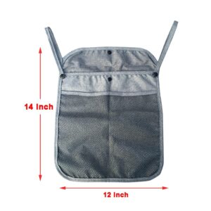 Baby Stroller Organizer with two Storage Pockets front mesh pocket-for bottles nappy baby cloth Diaper storage,Secure Straps, Detachable webbing easy crab strollers