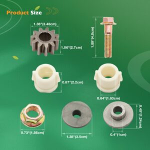 HQPASFY Steering Sector Pinion Gear Rebuild Kit Compatible with John Deere LA Series Lawn Tractors Replaces# GX21924BLE, GX20053, GX20054, GX21994