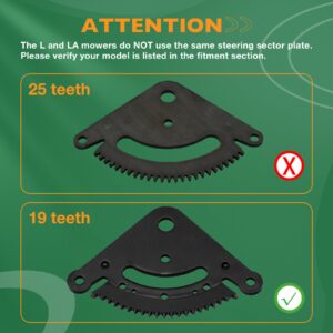 HQPASFY Steering Sector Pinion Gear Rebuild Kit Compatible with John Deere LA Series Lawn Tractors Replaces# GX21924BLE, GX20053, GX20054, GX21994