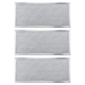 Beaquicy W10208631A Microwaves Grease Filter Approx. 13" x 6"- Replacement for Whirlpool GE Microwaves 3 Pack